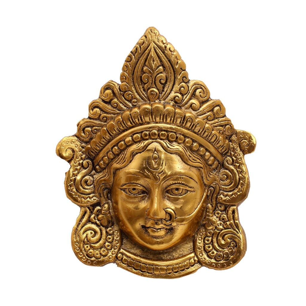  Metal Lord Mata Face Wall Hanging Set of 2