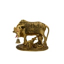  Metal Kamdhenu Cow with Laddu Gopal