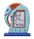 Wooden Emboss Elephant Photo Frame