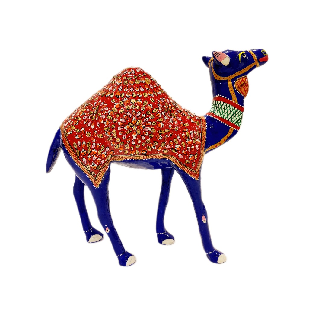 Meenakari Metal Camel 4"