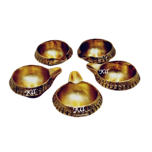  Metal Diya Set of 5