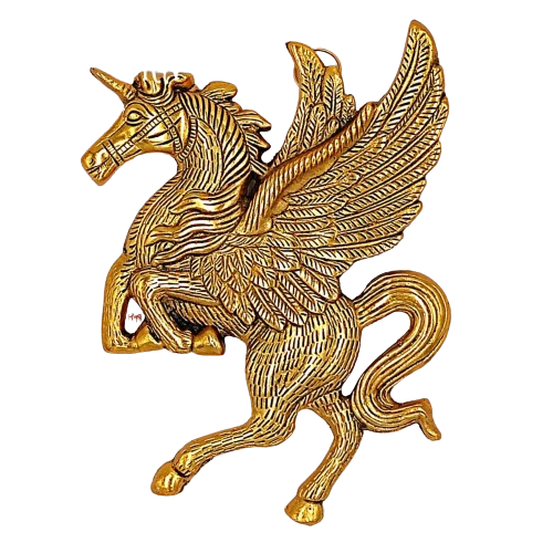 Metal Wall Hanging Flying Horse 